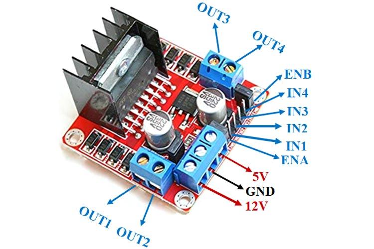 L298 Motor driver project mifratech